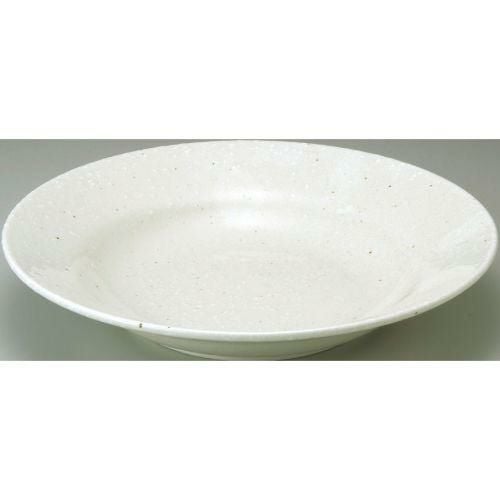 ベーシック リム玉23cm深皿 粉引 /小物送料対象商品