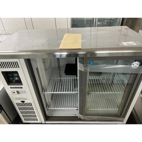 ■中古品 フクシマ冷蔵ショーケース TGU-30RE1 2018年 139L 900ｘ450ｘ800ｍｍ 動作問題なし■ TGU-30RE1 スライド扉小型冷蔵ショーケース 1台 フクシマガリレイ