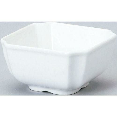 12-148-25 DC軽量強化 9cm隅切角小鉢 9.4×4.9(cm)