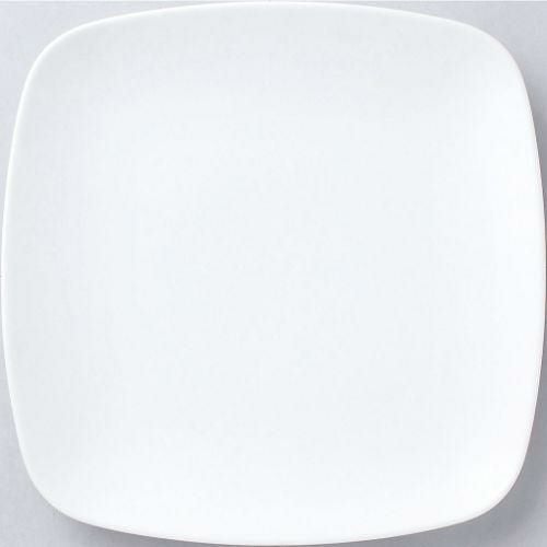 12-105-17 フリーシェイプ 27cm四角皿 白 27×27×3(cm)