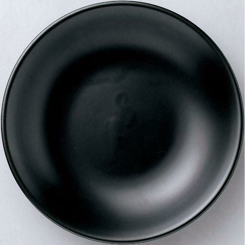 アジアン 24cm深皿 黒マット /小物送料対象商品