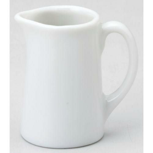 12-147-11 テーブル小物 手付ピッチャーM 白 4.8×3.3×4.9(cm)