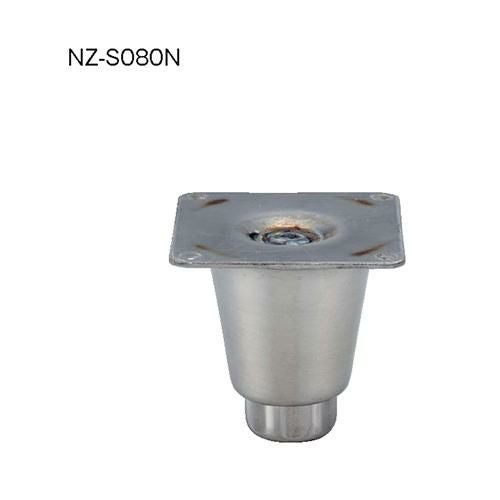 NZ-S080N 新型キャビネット脚80mm 四角座板/送料別途見積