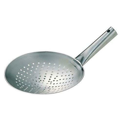 EBM ステンレス 中華 穴明 片手鍋 21cm