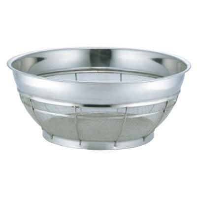 BK 18-8 浅型ザル 普通目 46cm 11メッシュ