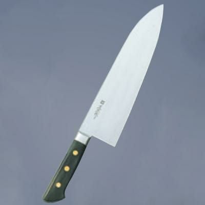 包丁 正広作(日本鋼・ツバ付)小間切 24cm 