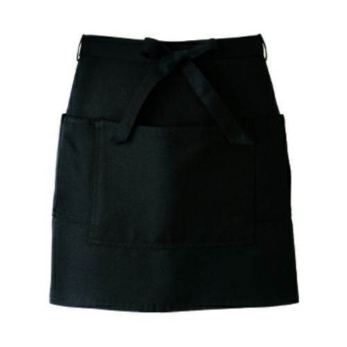 KAZEN サロンエプロン APK492-5 クロ