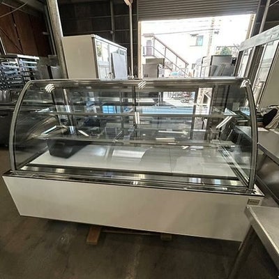 業界最長1年保証】【中古】対面冷蔵ショーケース 3段 アリガ APC 