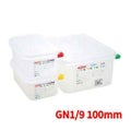 食品保存コンテナー 【アラベン 密封カバー付食品保存コンテナー GN1/9 100mm 3021】 araven 3021 幅176 奥行108 深さ:100 【グループA】