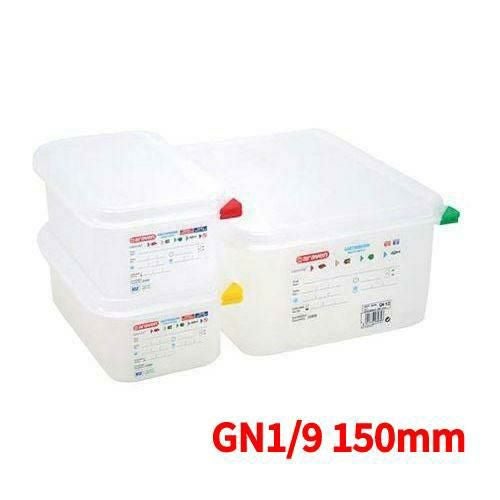 食品保存コンテナー 【アラベン 密封カバー付食品保存コンテナー GN1/9 150mm 3022】 araven 3022 幅176 奥行108 深さ:150 【グループA】