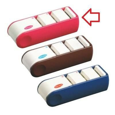 シャープナー 【シャプレ ダイアモンド付トリプルシャープナー FC-460 ロ-ズピンク】 FC-460 幅120 奥行40 高さ32 【グループA】