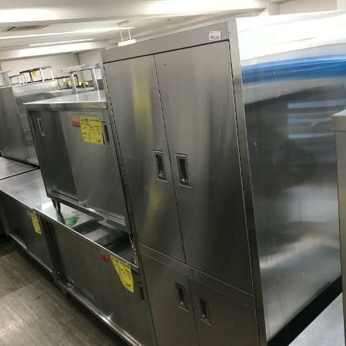 業務用/新品】【シンコー】食器棚 両面 幅1500×奥行600×高さ1800 [CW
