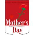 Mothers Day (レッド) のぼり屋工房