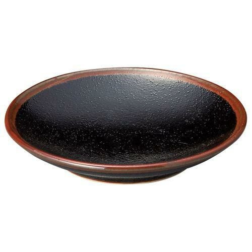 丸皿 ゆず天目 3.0皿 465-63-556/20枚入