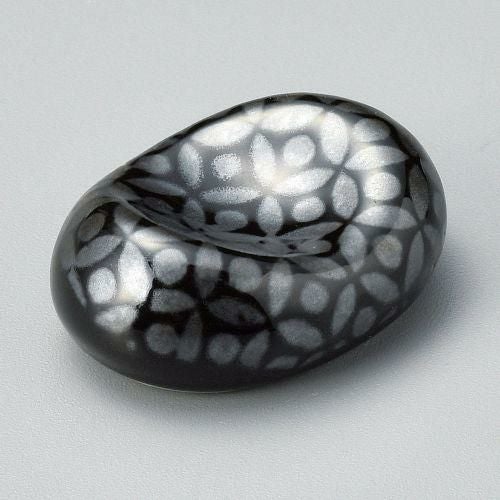 【店舗定番】銀彩裏七宝 丸型箸置 312-58-556/10個入