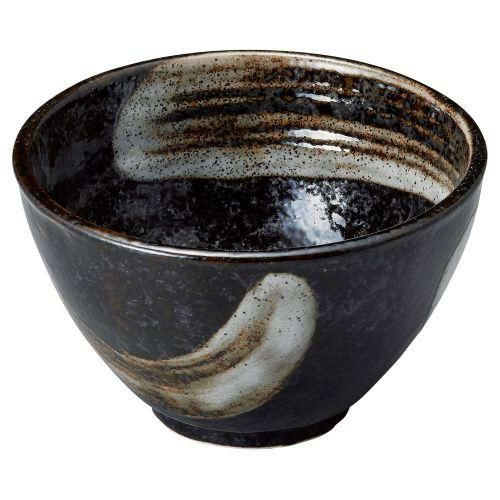 【店舗定番】多用碗 手捻り姫丼 荒刷毛目 462-4-556/10個入