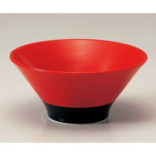 【店舗定番】特選丼 赤釉ハマ黒6.5麺鉢 693-3-556/1枚入