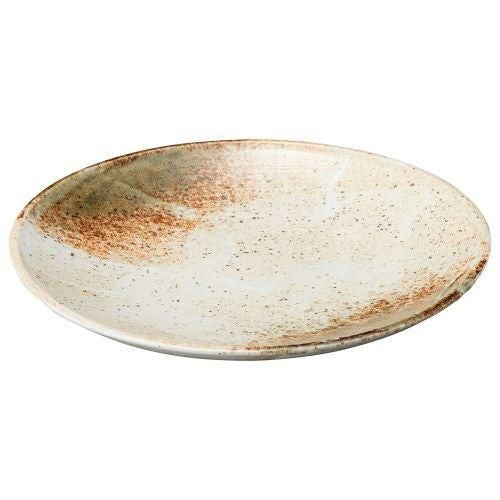 中皿6～7寸 雪志野 丸7寸皿 463-17-556/15枚入