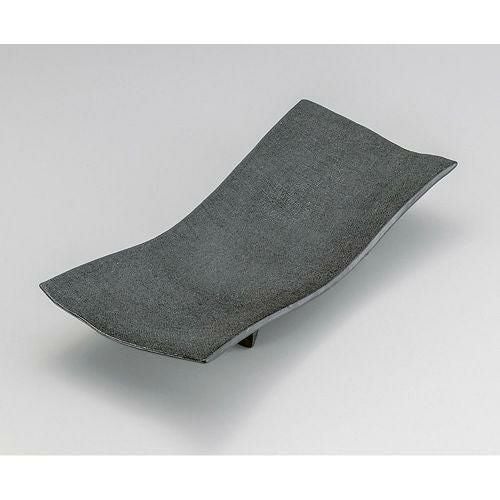 炭化土布目 変形長皿 214-2-556/1枚入