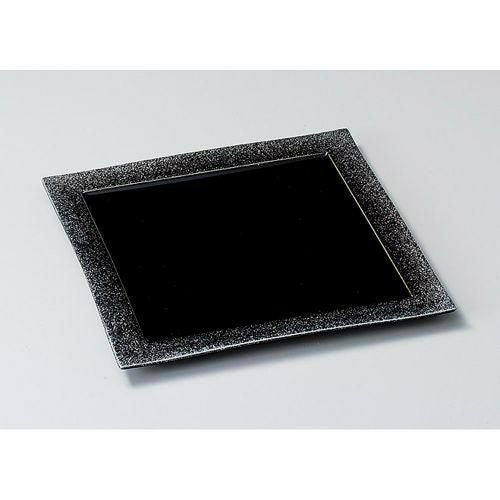 正角皿 コスモシルバー 24cm角皿 230-5-556/1枚入