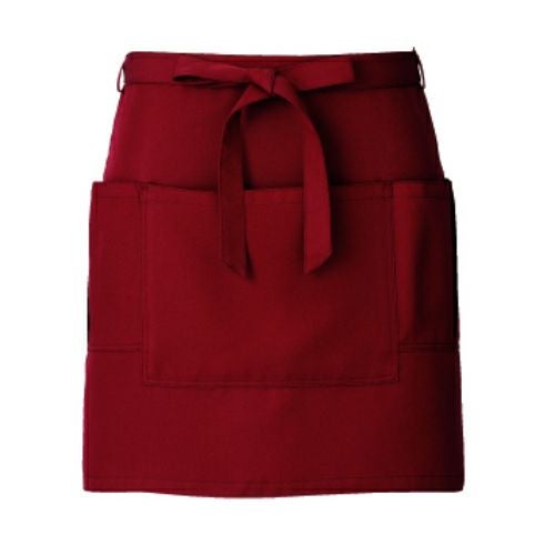 KAZEN サロンエプロン APK492-81 ワイン //小物送料対象商品