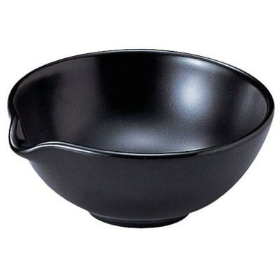 3" 片口ボール (黒マット)