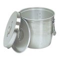 中蓋式 二重食缶 237A 15L φ320 アルマイト