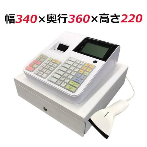 【クローバー電子】小型レジスター JET-680 幅340×奥行360×高さ222(mm) 単相100V