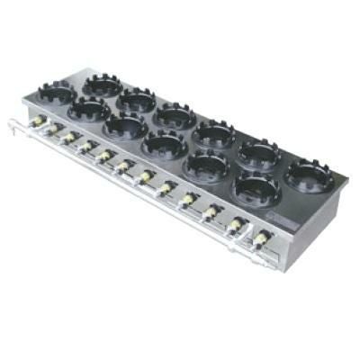 炊飯器 ガス 釜メシガス炊飯器 二列(12個用)都市ガス（13Aのみ） 幅1245×奥行370×高さ170(mm)【送料別】