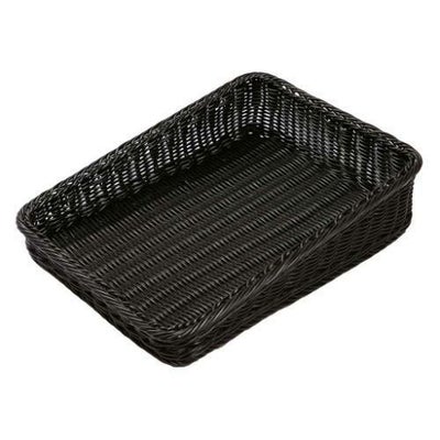 PPラタン ベーカリーバスケット 斜メ30型 ブラック BB-K4030-BK PPTATTAN ブラック