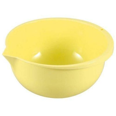 PP抗菌 片口ボール 中 MS-105 イエロー(内径φ200) イエロー