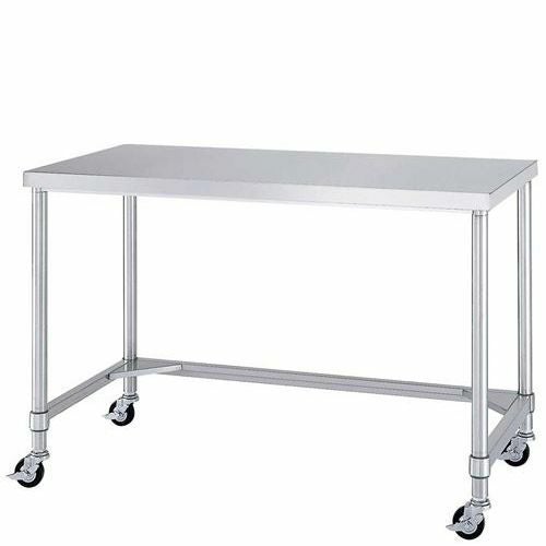 WTC－9075 下部三方枠仕様 作業台(引出無・キャスター付)/業務用/新品