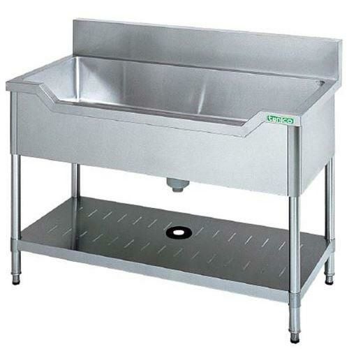 TXA-F-90 【タニコー】18-0 舟型シンク(バックガード付)