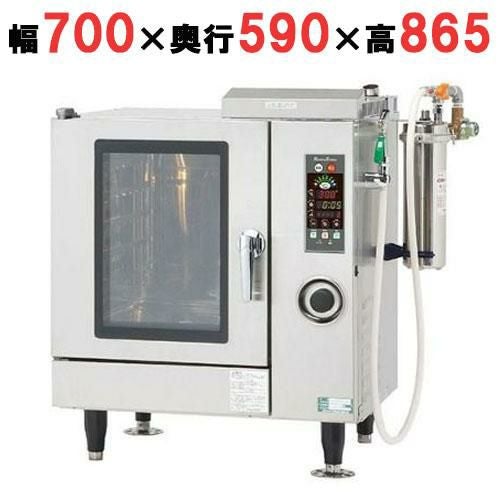 【3年保証】TK-CSXM-IE5【コメットカトウ】電気スチームコンベクションオーブン ホテルパン5枚仕様 幅700×奥行590×高さ865mm (50/60Hz)