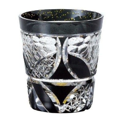 八千代切子 ギフト オンザロック(輪違い わちがい)