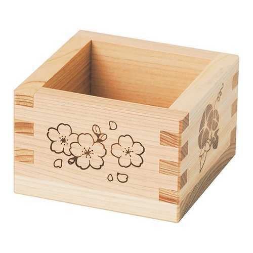 東濃ひのき/1合桝 四季/四面焼印(塗装付)/業務用/新品/小物送料対象