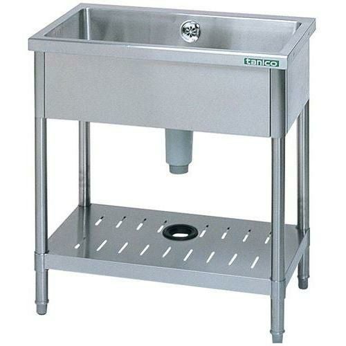 TXA-1S-7545NB 【タニコー】18-0 一槽シンク(バックガード無)