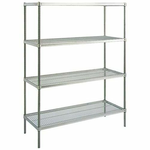 PS1390 キャニオン ステンレス シェルフ用柱 4本