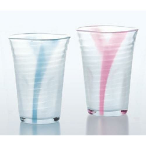 泡立ちぐらす 山・ビールギフト ギフト ペアビヤーグラスセット