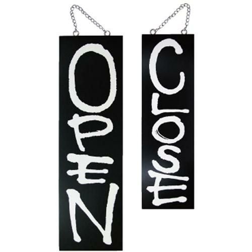 木製サイン(黒) 大 OPEN CLOSE   のぼり屋工房