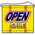 店内タペストリー(ミニ) 「OPEN SALE」 のぼり屋工房