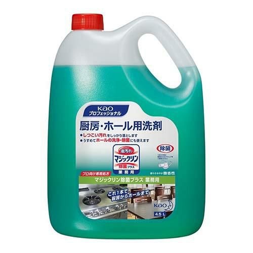 花王 マジックリン 除菌プラス 4.5L×4本/送料別お見積り