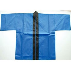 不織布ハッピ 帯付き 子供用 青   のぼり屋工房