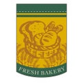 変形タペストリー 「FRESH BAKERY 緑円カット」 のぼり屋工房