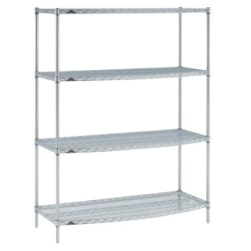 ラウンドエレクターシェルフ 4段 P1390×MS1220R