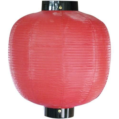 提灯 赤無地 二尺丸  のぼり屋工房