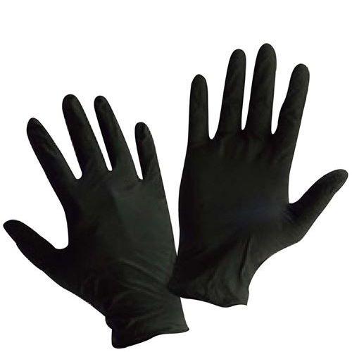 ニトリル手袋 ブラック N460 パウダーフリー(100枚入)L