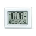 セイコー 掛置兼用電波時計 温湿度表示付 SQ424W SEIKO