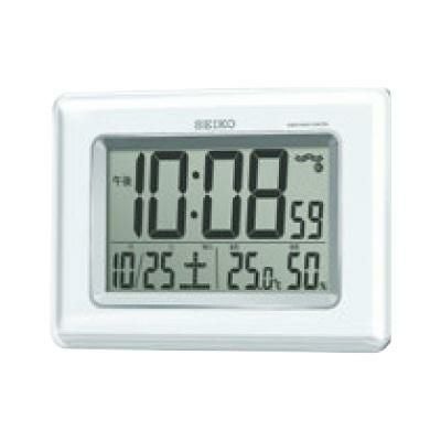 セイコー 掛置兼用電波時計 温湿度表示付 SQ424W SEIKO