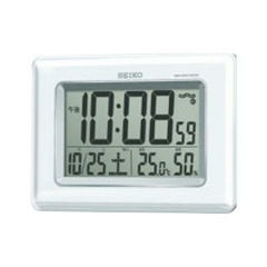 セイコー 掛置兼用電波時計 温湿度表示付 SQ424W SEIKO